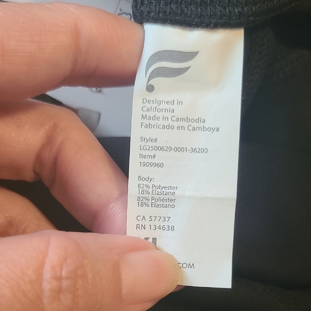 Fabletics Black High-Waisted Leggings - Picture 5 of 5